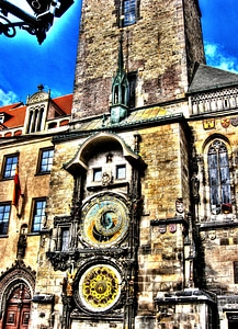 Clock travel architecture photo
