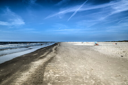 Empty beach Schiermonnikoog photo