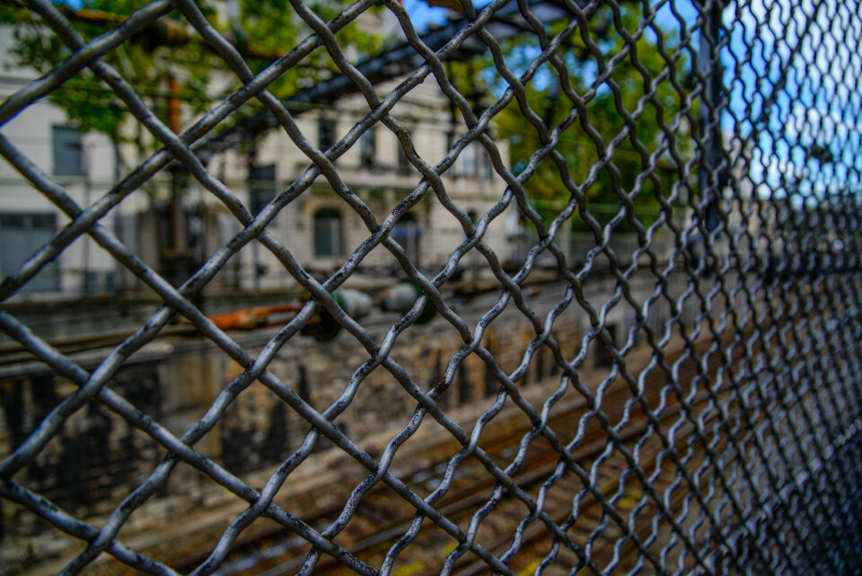 Fence at the tracks