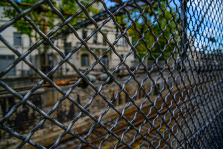 Fence at the tracks