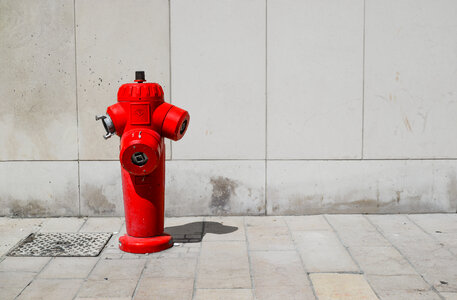 Red fire hydrant photo