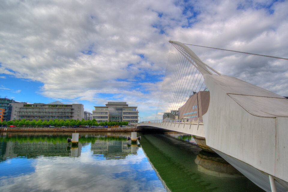 Dublin bridge over the Liffey