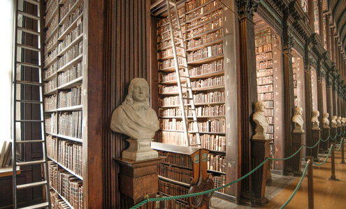 Dublin library at Trinity College photo