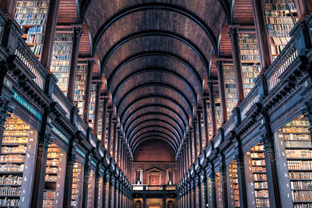 trinity college library Dublin photo