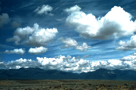 landscape with clouds photo