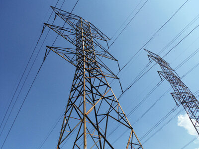 Electric towers photo