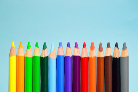 Colored pencil set photo
