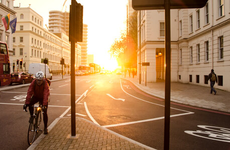 London waking up photo