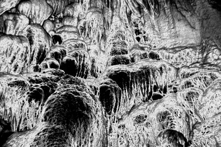 solarized cave growths photo