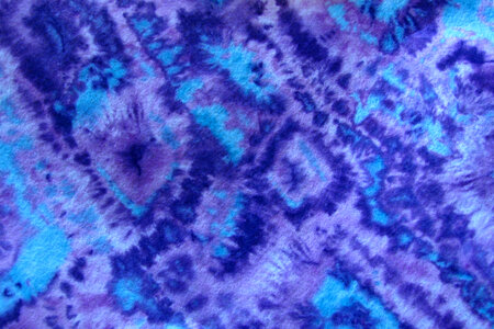 blue-and-purple tie-dyed paper photo