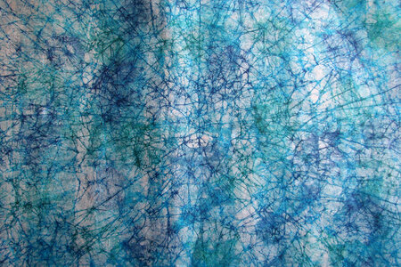 blue tie-dyed paper photo