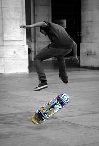 Skateboarder photo