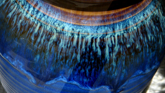 blue pottery texture