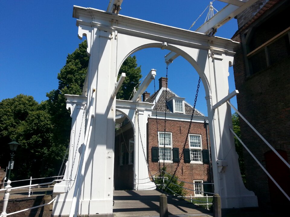 White bridge in Zierikzee