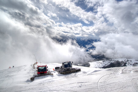 Snow grooming photo