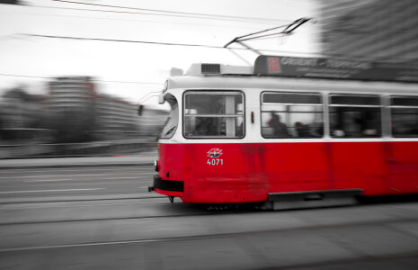 Tram in Vienna photo