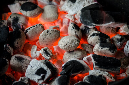 Barbecue coal photo