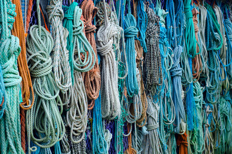 Ropes from the sea photo