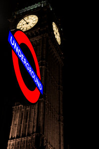London. The Big Ben and the Underground photo
