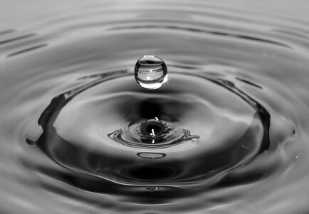 Drop of water photo