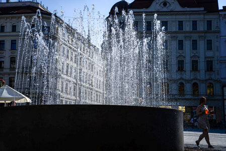 Fountain in Brno photo
