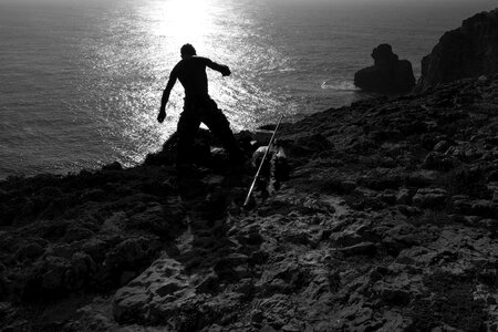 Fisherman Silhouette photo