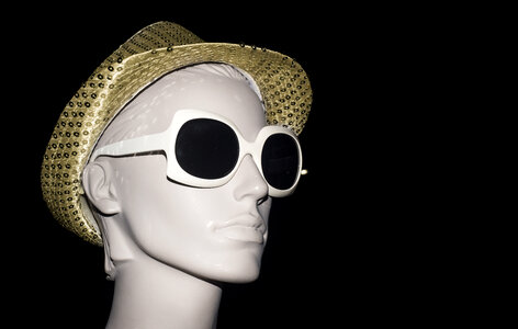 Mannequin with sunglasses photo