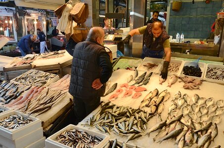 Greek fish shop photo
