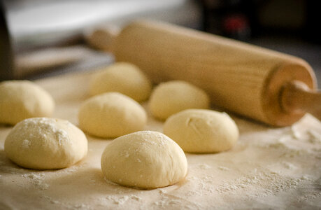 Pizza dough photo