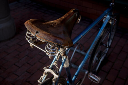 Old bicycle photo