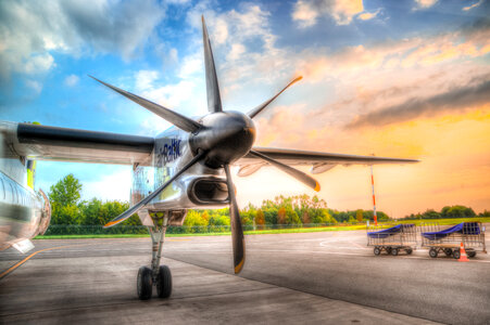 Plane propeller photo