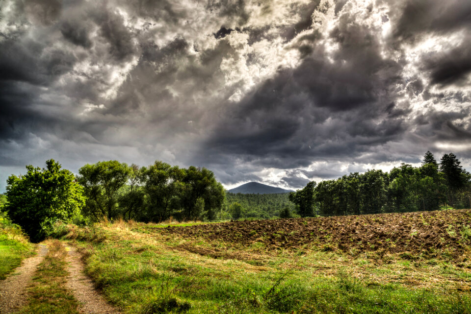 Dramatic weather photo