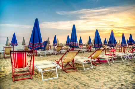 Beach chairs photo
