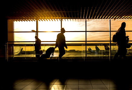 Walking to the gate photo