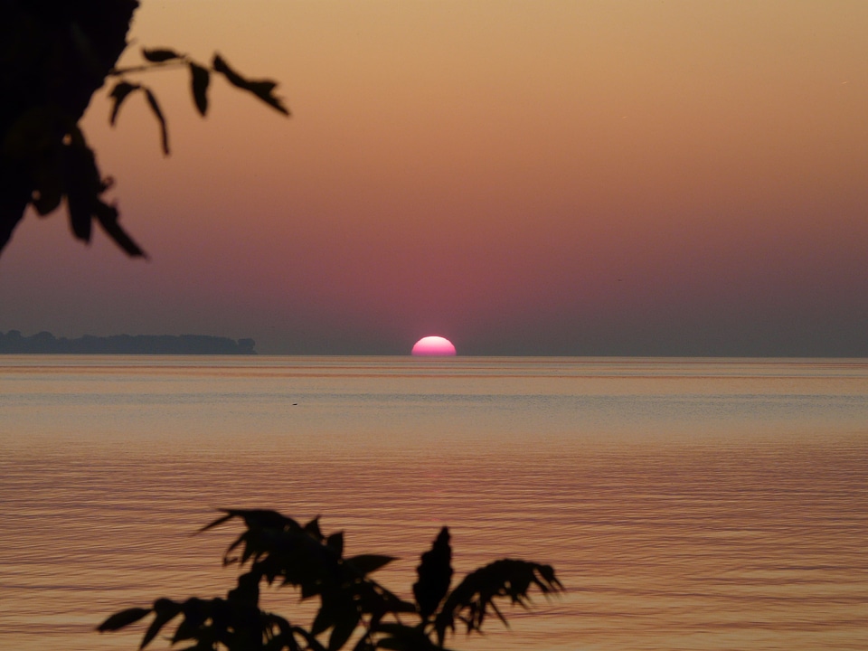 Daybreak sky landscape
