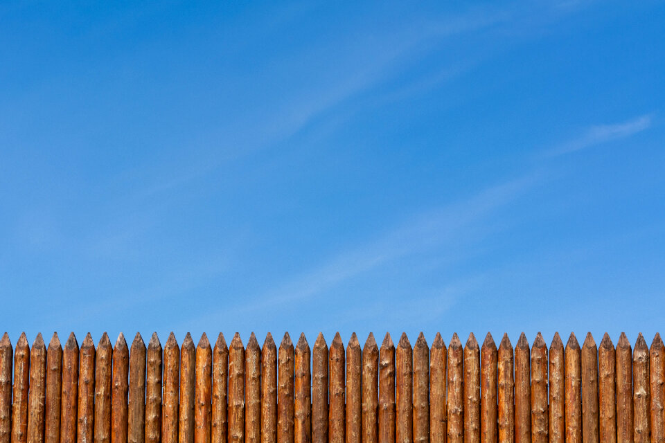 Wooden Medieval Stakewall