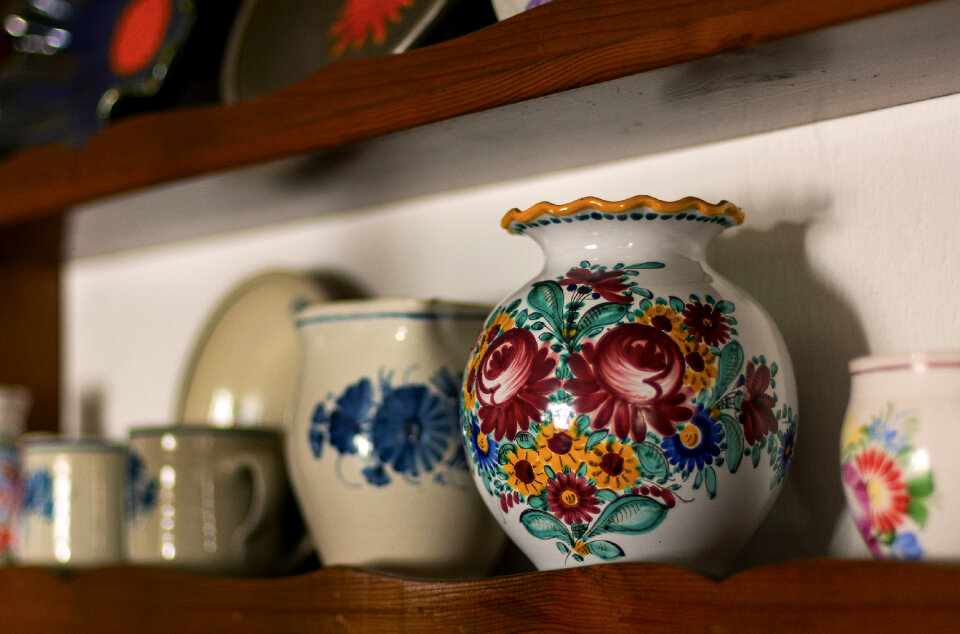 Classic Painted Mugs Decoration