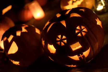 Halloween Pumpkin Lights photo