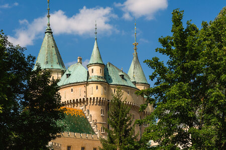 Bojnice Castle in Slovakia photo