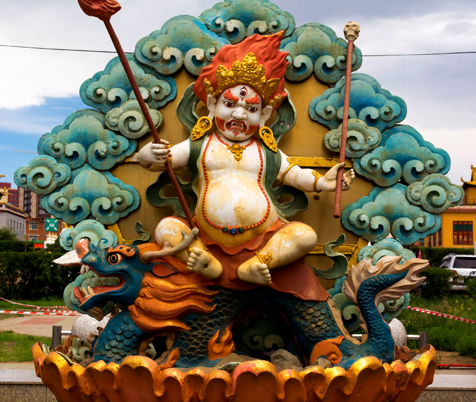 Wrathful Buddhist Deity photo