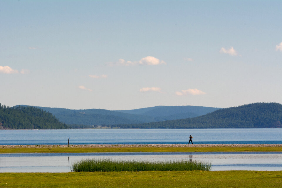 Lake in Mongolia photo