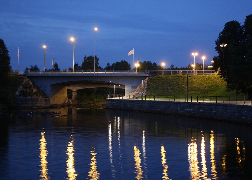 Cities urban bridge