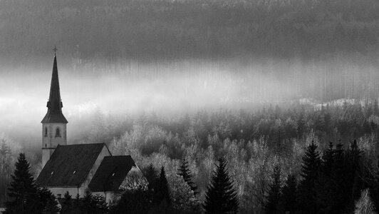 Mysterious Misty Church