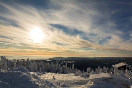 Winter Sky Landscape photo