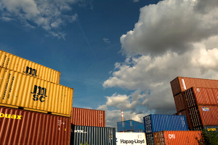 Shipping containers photo