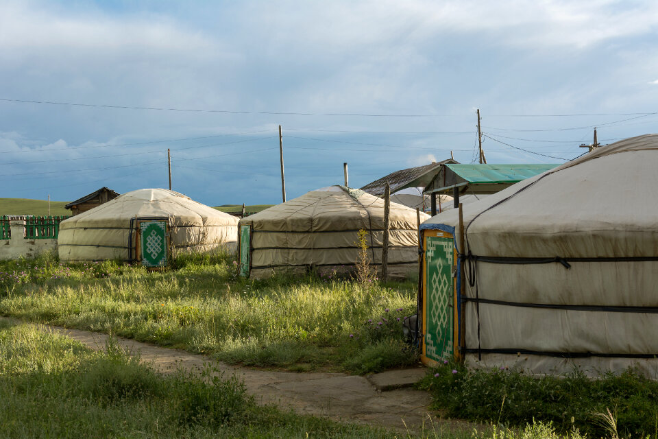 Mongolian yurt photo