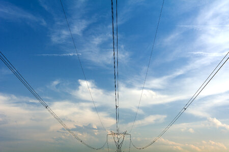 High Voltage Power Lines photo