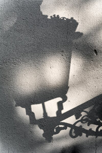 Scary lamp shadow in Prague photo