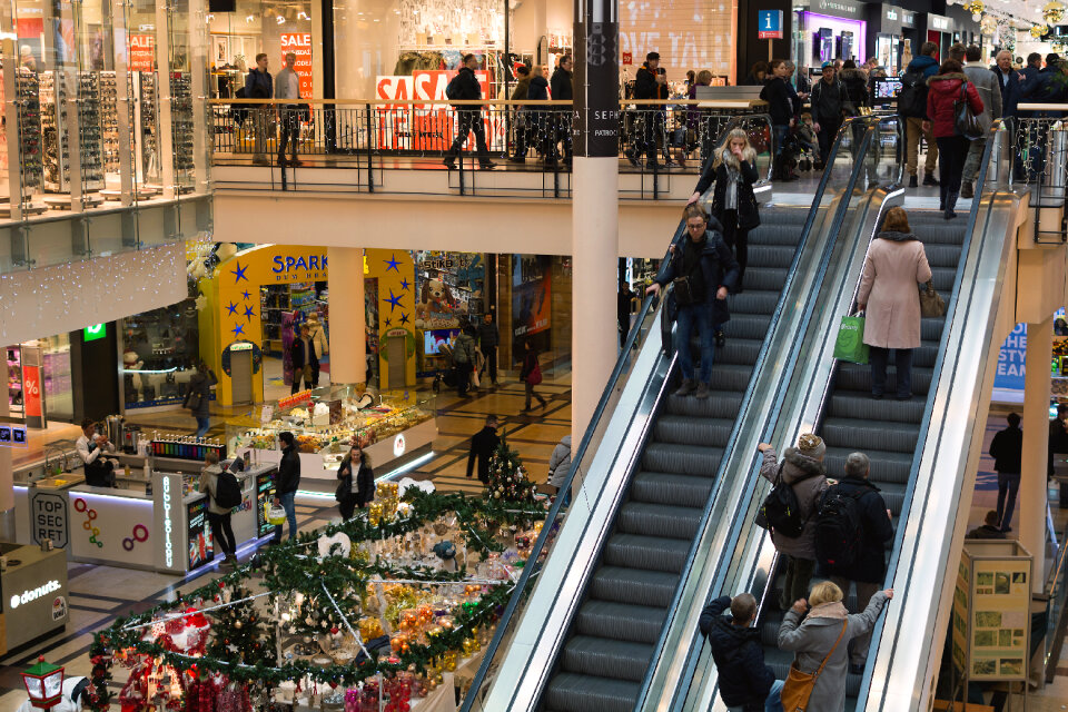 Christmas in Shopping Mall photo