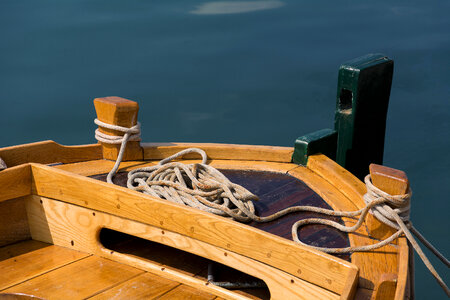 Wooden Boat Detail photo